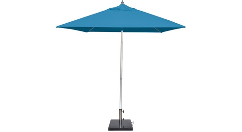 Inlet 2.5m Square Polished Aluminium Outdoor Umbrella Inlet 2.5m Square Polished Aluminium Outdoor Umbrella